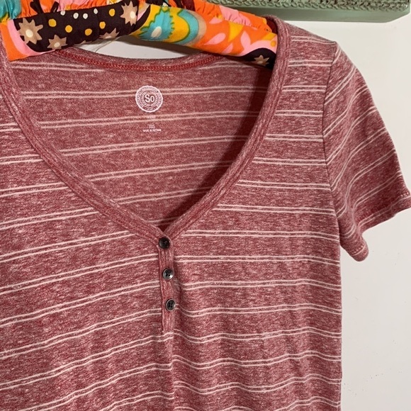 Bundle 4 piece lot women’s tops xs short sleeve shirts casual clothes - Picture 11 of 14